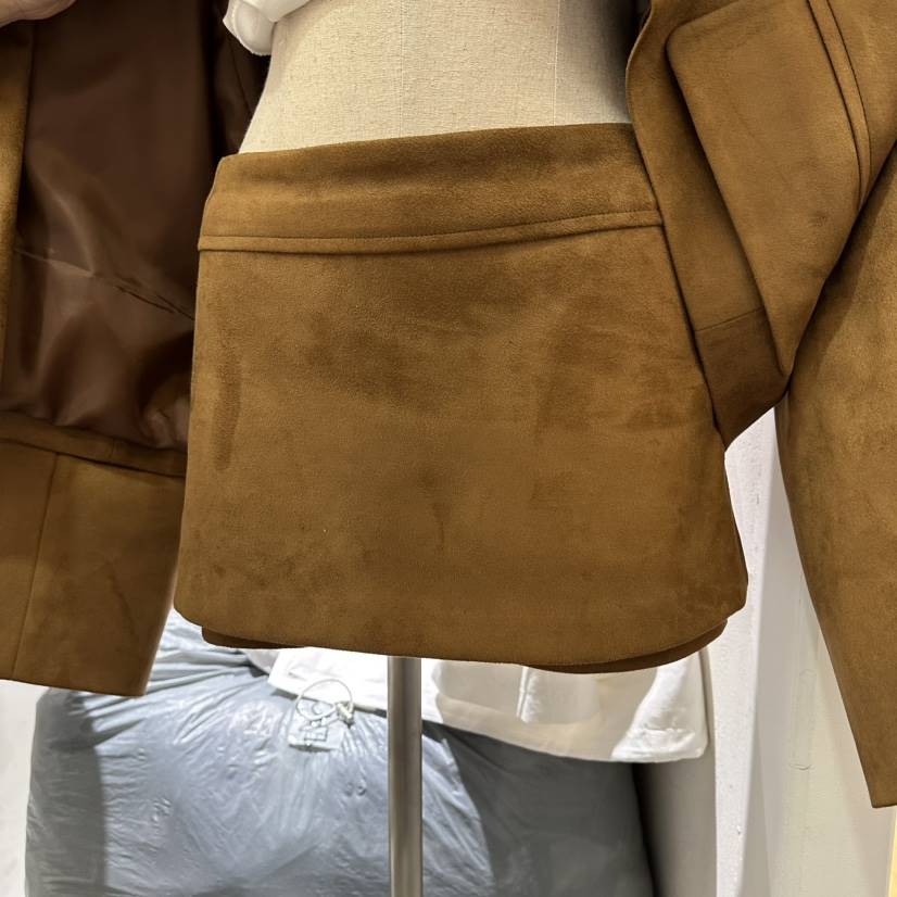 BERTHA東大門代購女裝新品休閑推薦熱賣26春夏職業裙褲麂皮BERTHA裙褲