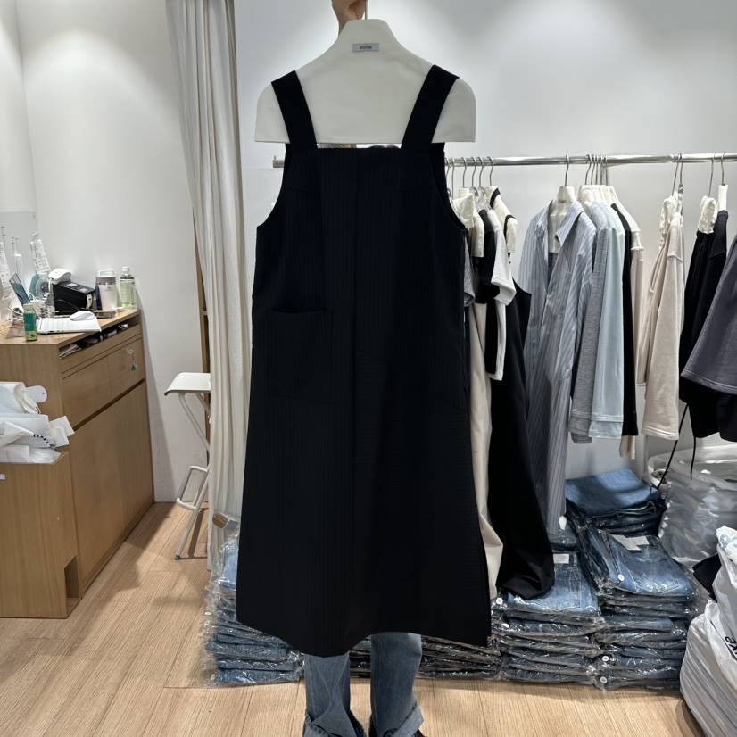 STORIES韓國代購女士新款熱賣時尚人氣推薦26春夏連衣裙口袋STORIES連衣裙