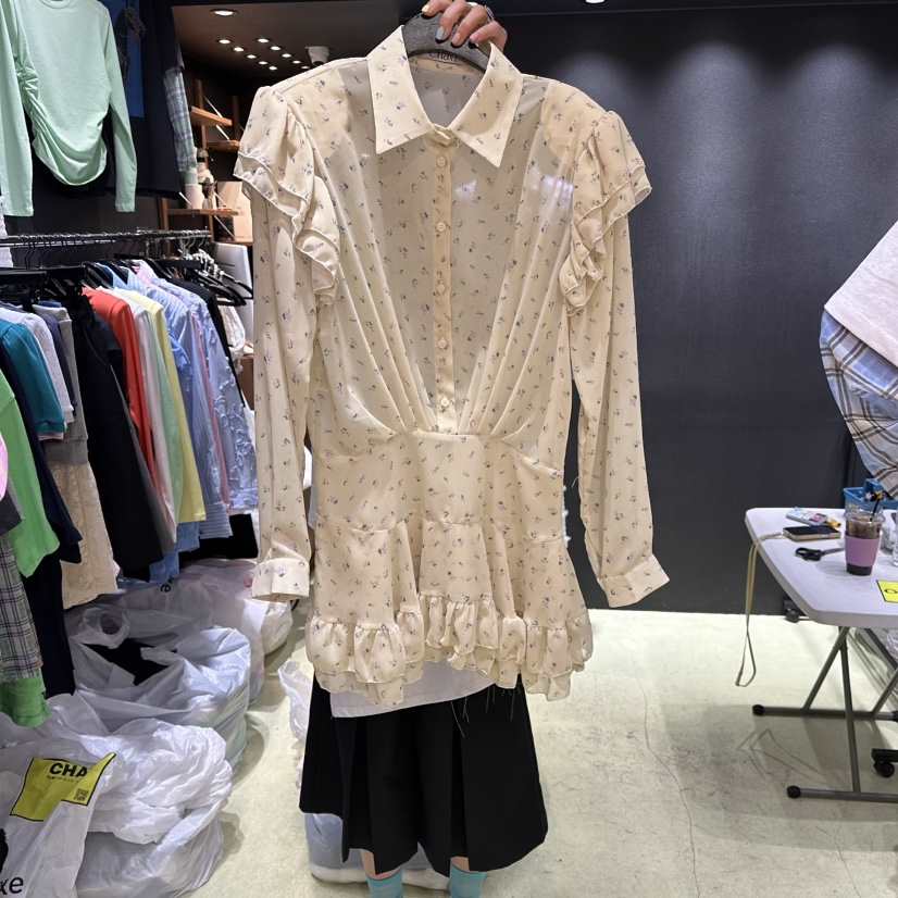 CHAVI韓國代購女士新款真品休閑時尚人氣熱賣職業26春夏連衣裙CHAVI連衣裙