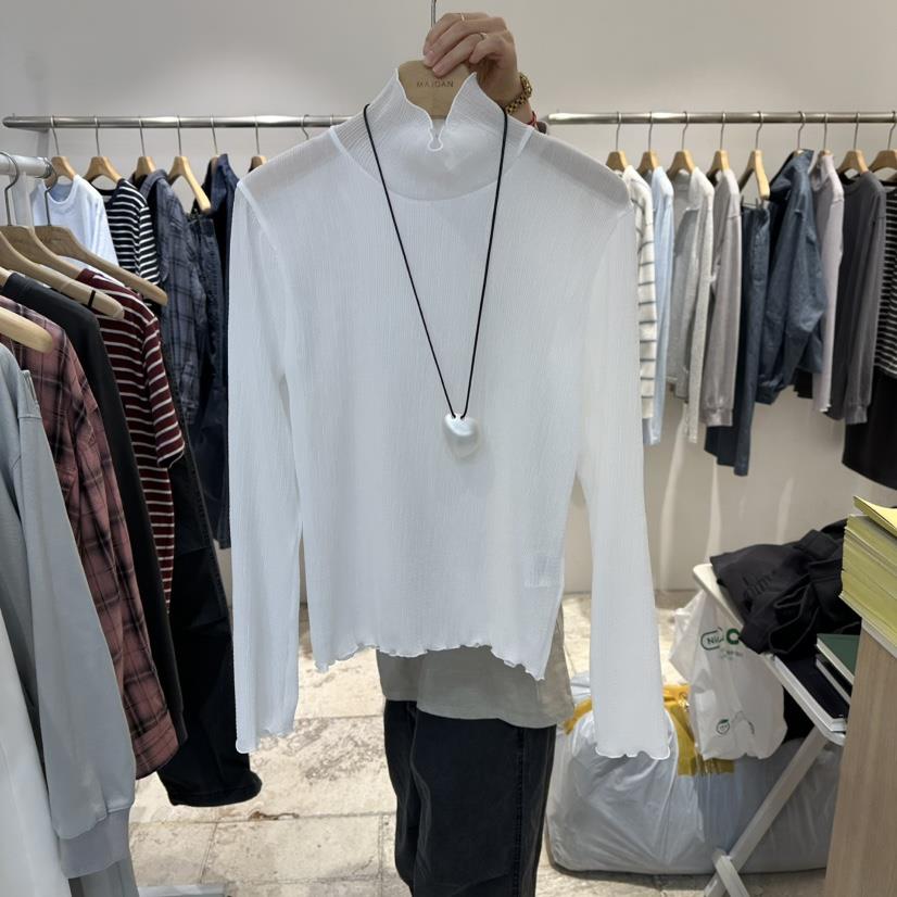 MAJDAN東大門實拍女士新款推薦時尚熱賣休閑長袖T恤不含項鏈MAJDAN長袖T恤