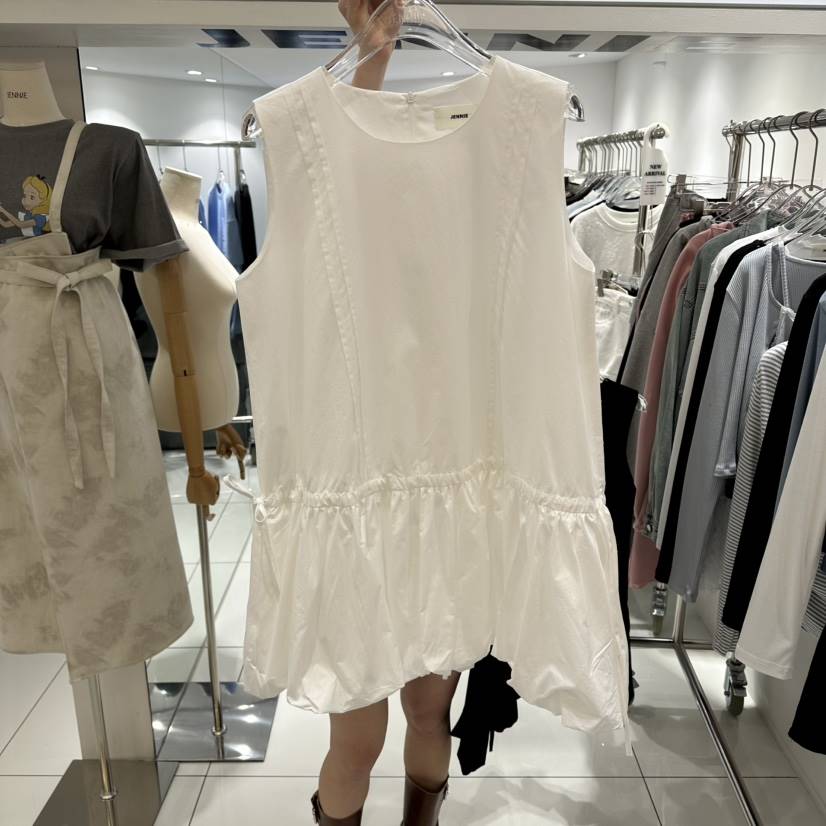 JENNIE韓國直郵女裝新品職業26春夏真品人氣熱賣時尚連衣裙JENNIE/VENEFIT連衣裙