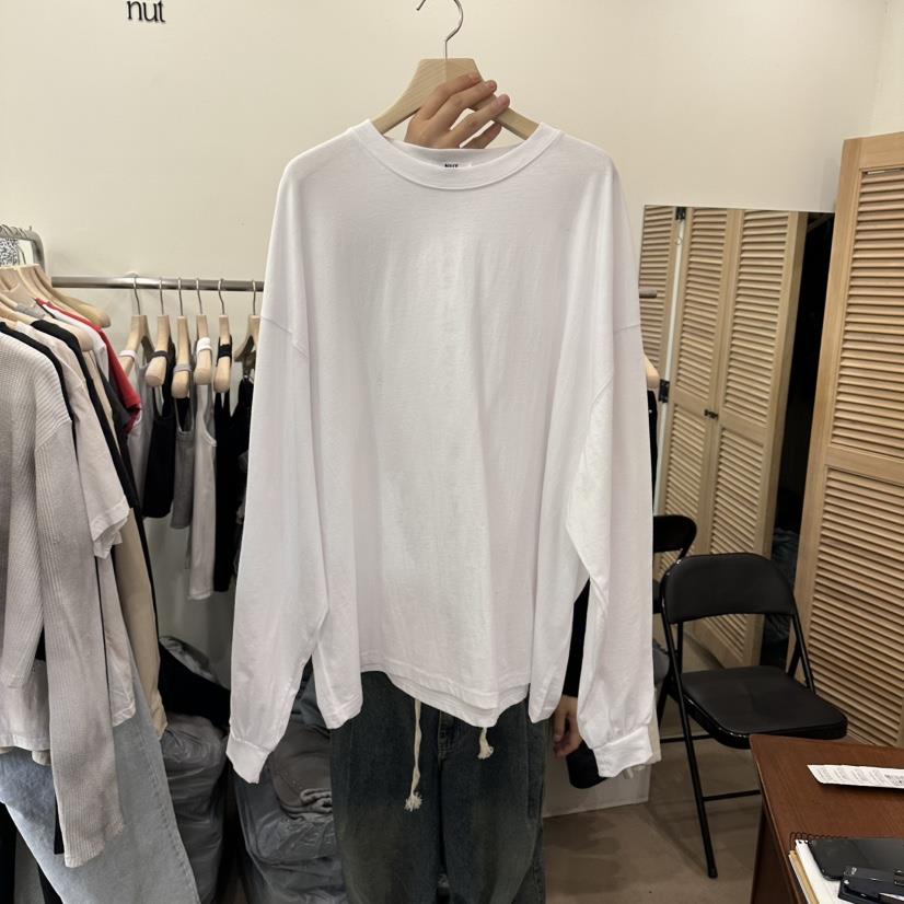 NUT東大門實拍女士新款推薦26春夏休閑人氣職業熱賣長袖T恤NUT長袖T恤