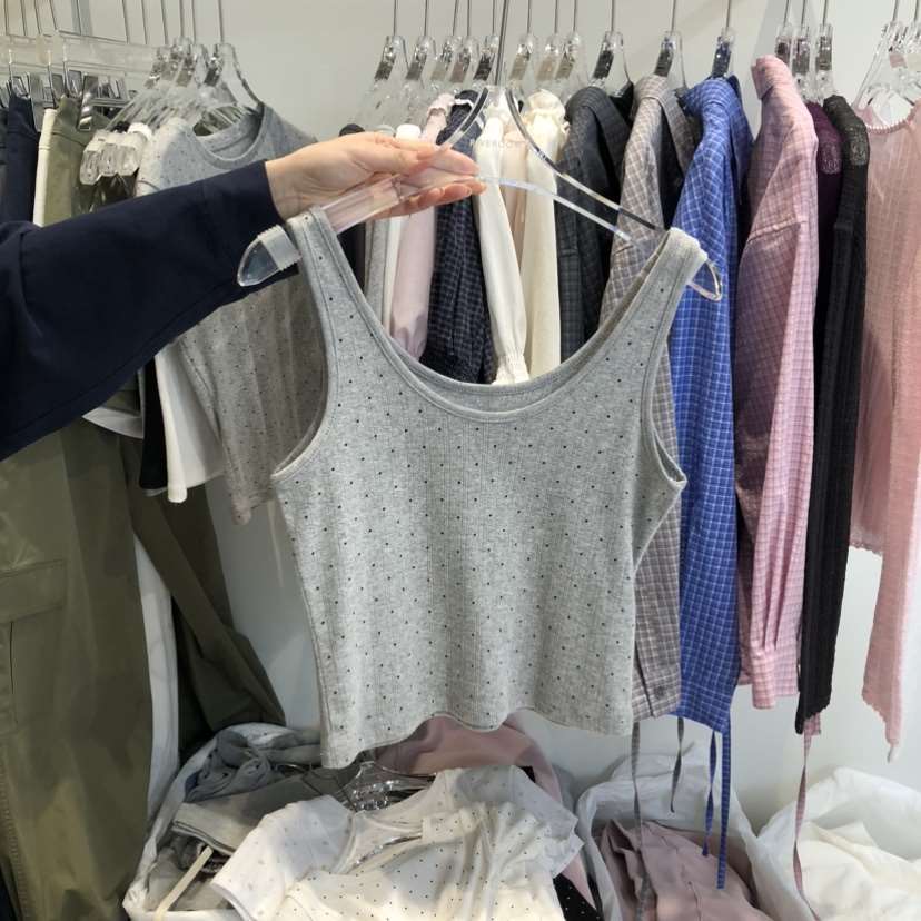 RIVEROOM東大門直郵女裝新品休閑熱賣時尚吊帶背心不含內搭RIVEROOM吊帶/背心