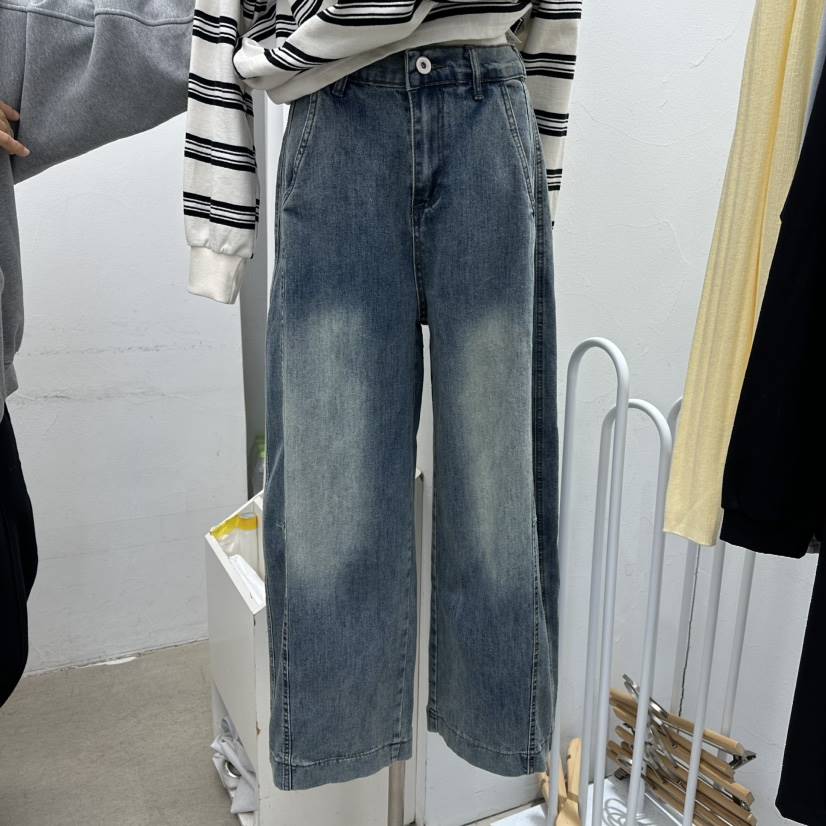 GOLDEN MARKET東大門直郵女士新款26春夏職業休閑牛仔褲GOLDEN MARKET牛仔褲