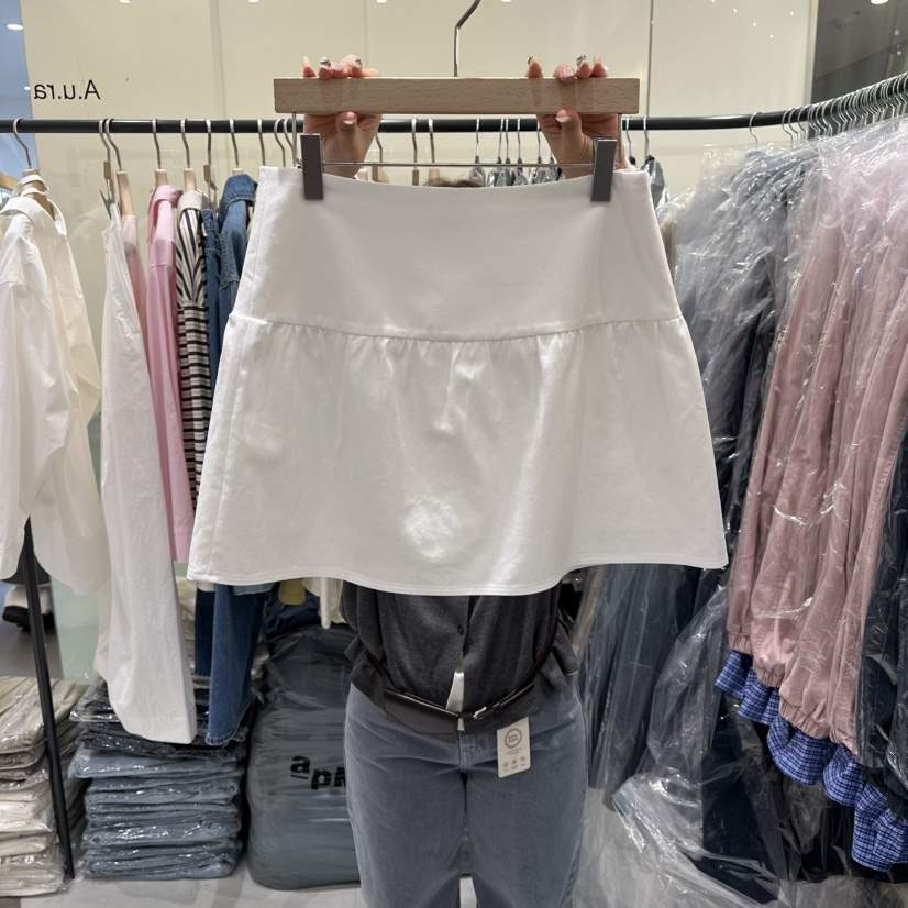 AURA東大門代購女士新款真品休閑時尚推薦職業熱賣裙褲褶皺Au ra裙褲