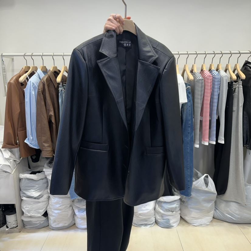 Q C東大門實拍女裝新品推薦職業26春夏時尚人氣真品夾克Republlc of qc夾克