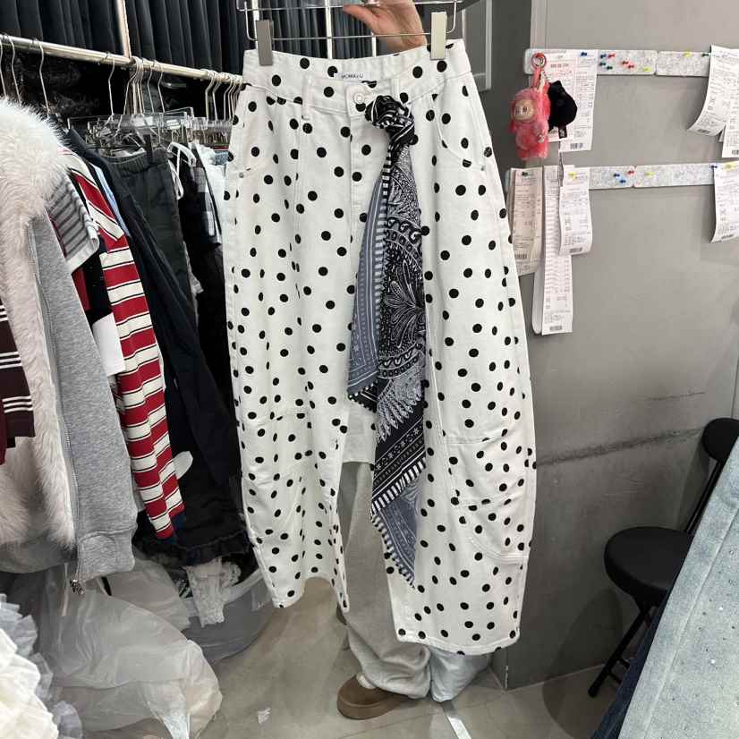 MOMAZU韓國直郵女裝新款休閑時尚人氣休閑褲不含絲巾圍巾MOMAZU休閑褲