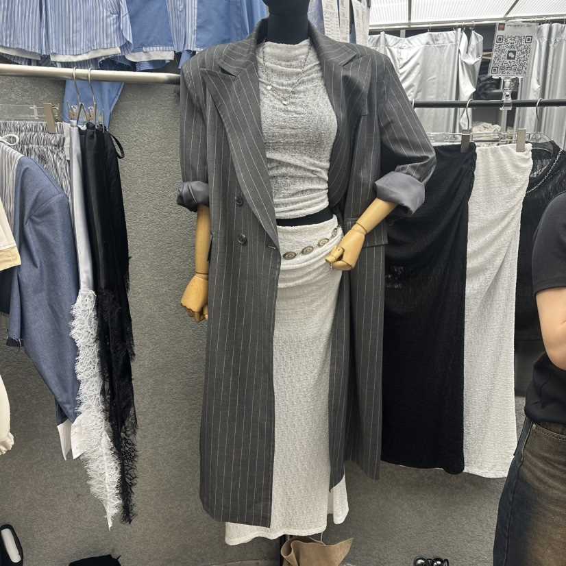 EXIT韓國直郵女裝新款時尚職業熱賣推薦人氣26春夏長款風衣EXIT長款風衣