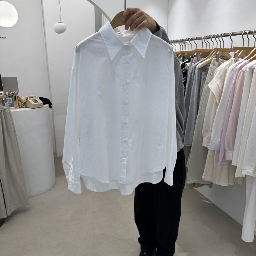 GOLDEN MARKET韓國代購女裝新品時尚襯衫蕾絲衫棉質褶裥GOLDEN MARKET襯衫/蕾絲衫