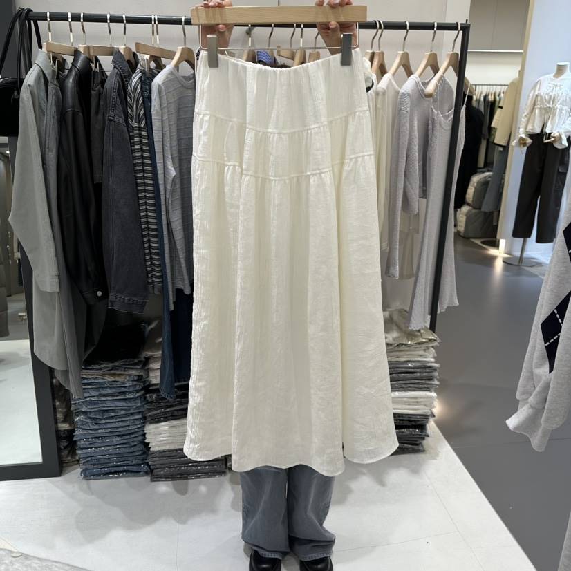 AURA東大門代購女裝新品休閑26春夏人氣職業時尚真品長裙Au ra長裙