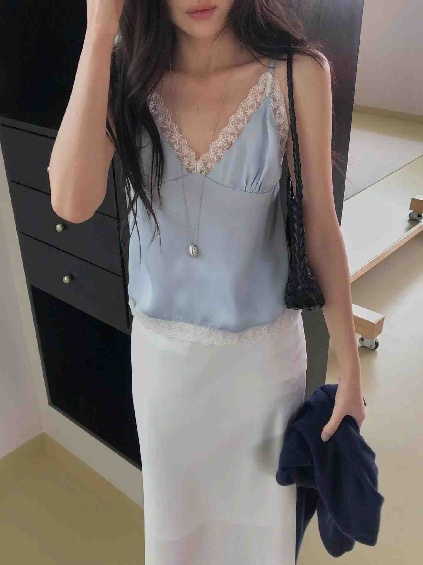 MIELLE-미엘르-OT韓國代購女裝新品26春夏休閑吊帶背心MIELLE-미엘르-OT吊帶/背心