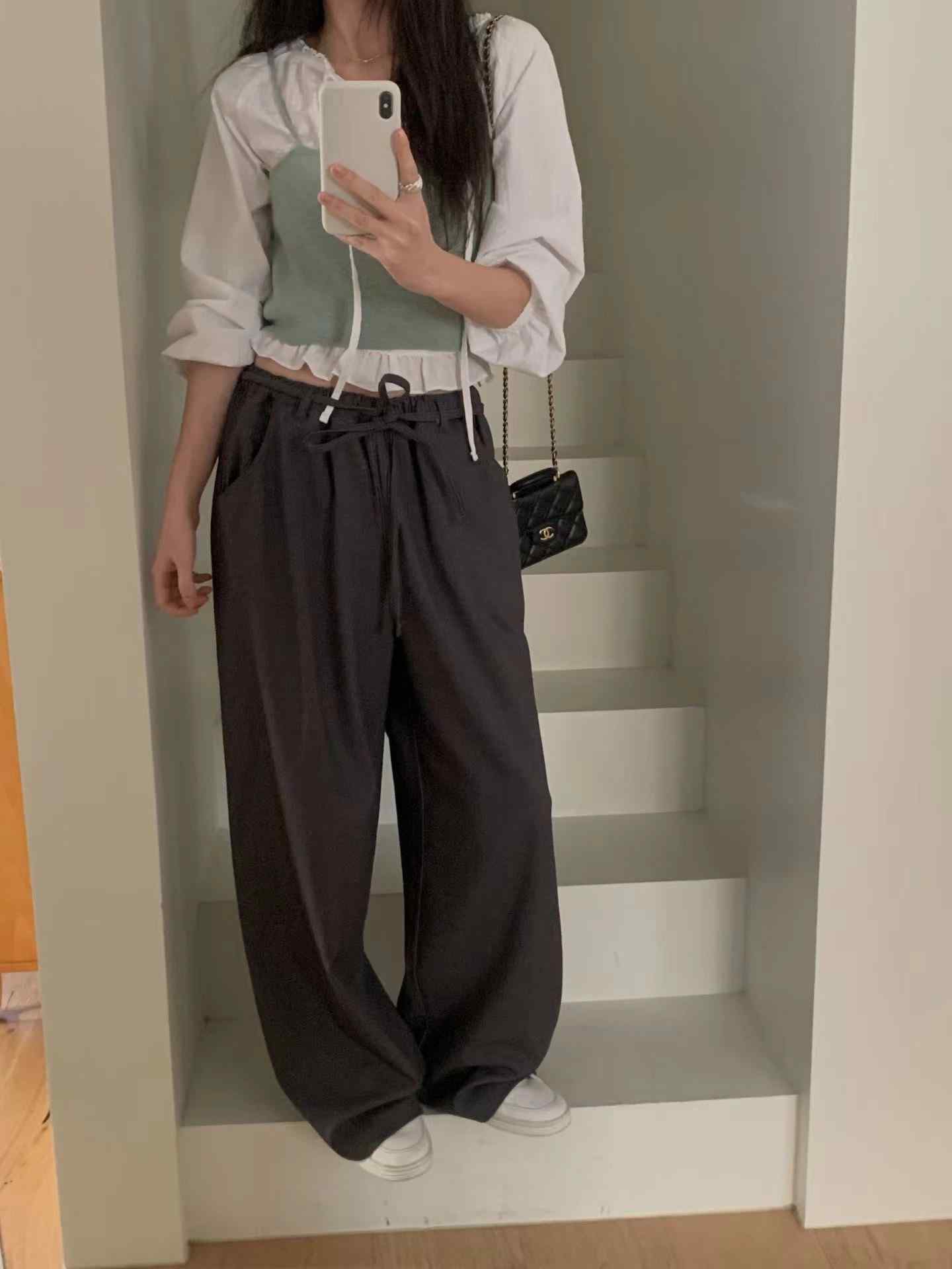 MIELLE-미엘르-OT韓國代購女裝新款真品人氣休閑休閑褲MIELLE-미엘르-OT休閑褲