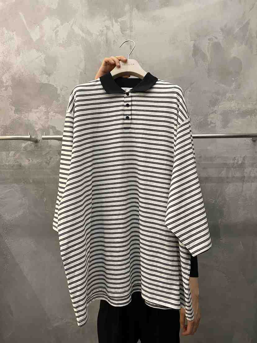 THE VETIVER-A東大門實拍女士新品職業時尚26春夏T恤條紋VETIVERT恤