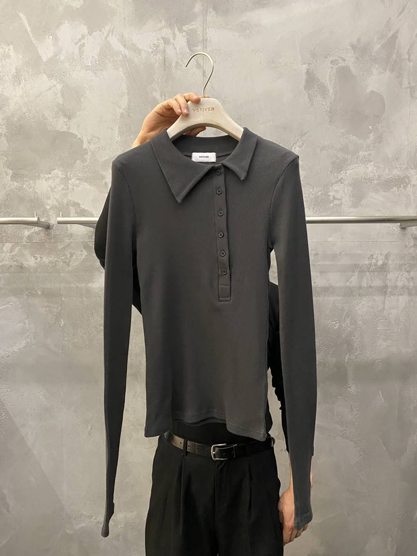 THE VETIVER-A韓國代購女裝新品時尚休閑職業真品長袖T恤VETIVER長袖T恤