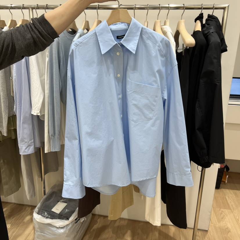 HAUS-A韓國代購女士新品人氣熱賣推薦真品職業襯衫蕾絲衫棉HAUSWOMEN襯衫/蕾絲衫