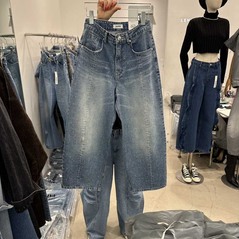 LEHNA東大門實拍女士新款休閑人氣職業時尚推薦26春夏牛仔褲LEHNA牛仔褲