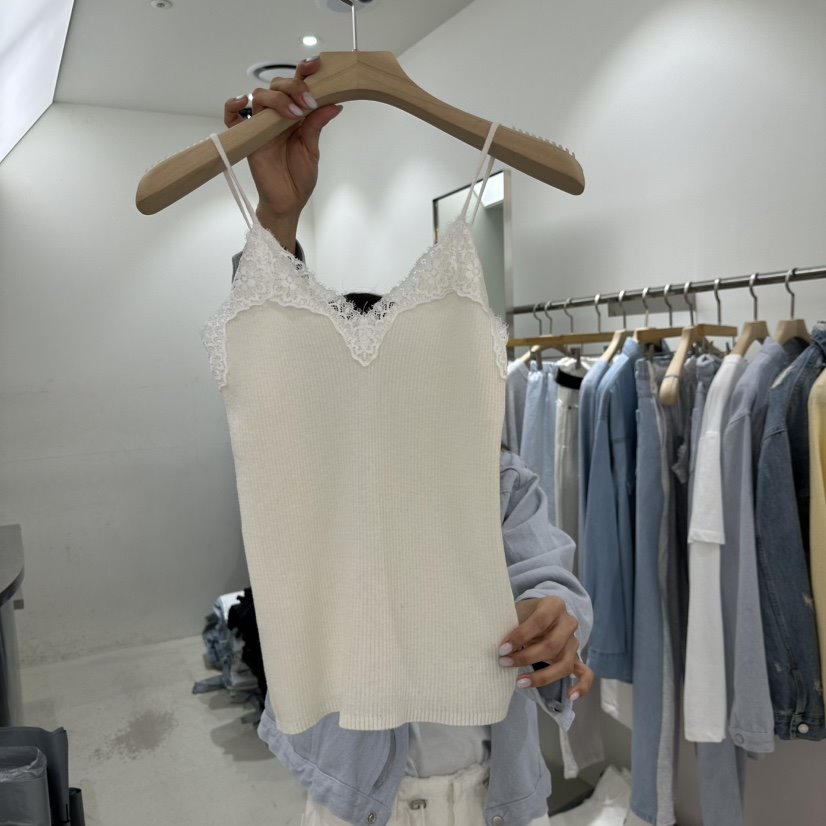 REPELLER東大門代購女裝新款時尚真品休閑職業吊帶背心蕾絲REPELLER吊帶/背心