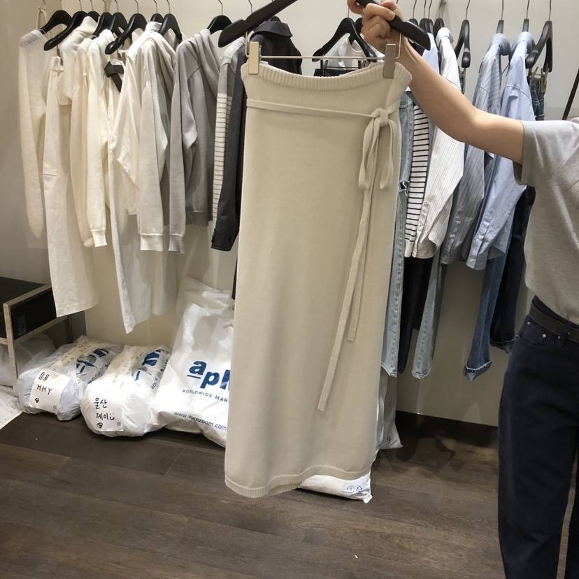 OURIN/THIS IS韓國代購女士新款時尚熱賣半身裙中短裙披肩OURIN/THIS IS半身裙/中短裙