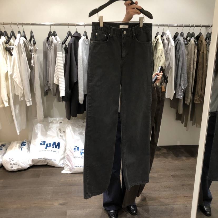 OURIN/THIS IS韓國代購女士新品26春夏職業牛仔褲不含腰帶OURIN/THIS IS牛仔褲