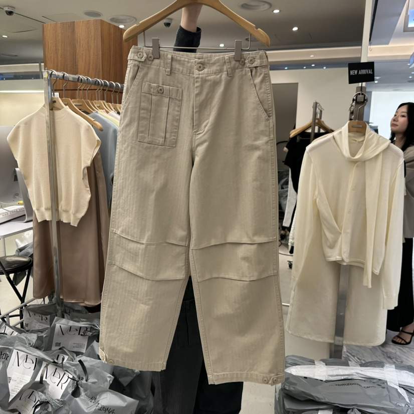 MER韓國代購女裝新品職業時尚熱賣休閑26春季人氣推薦休閑褲MER/ANGELO BIANCO休閑褲