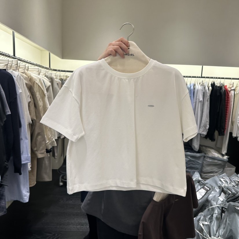 TOMGIRL韓國代購女士新品人氣26春季休閑熱賣職業時尚T恤TOMGIRLT恤