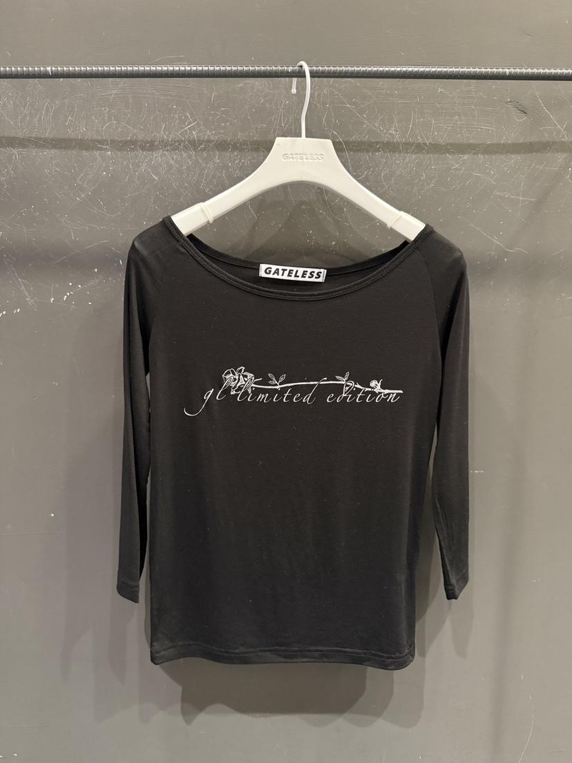 GATELESS東大門實拍女士新款26春季人氣休閑推薦長袖T恤透明GATELESS長袖T恤