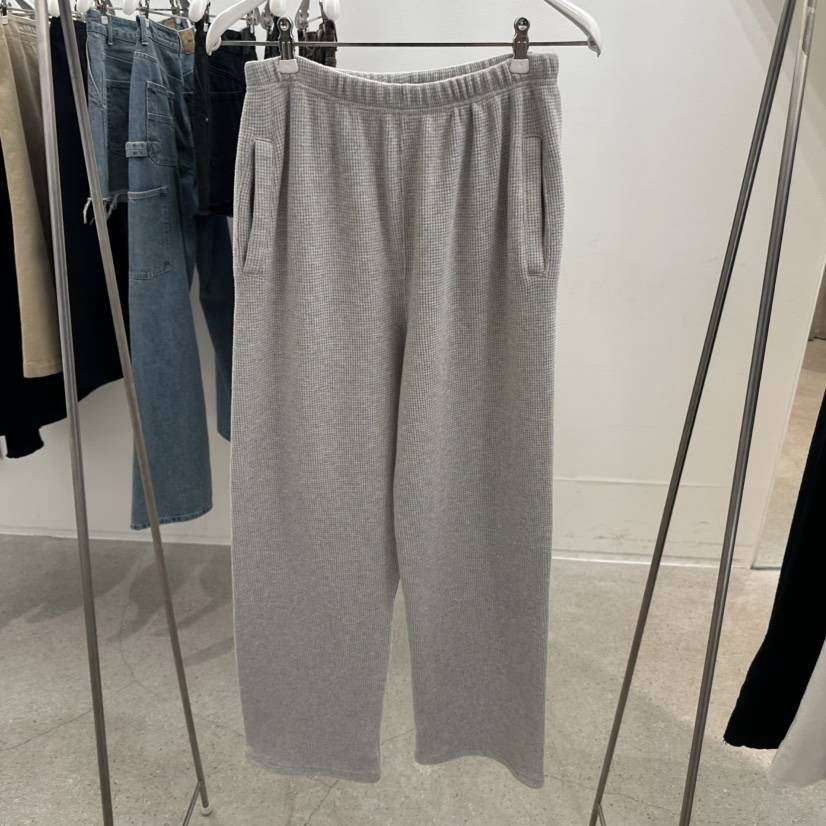 MARAN-P韓國代購女士新品休閑熱賣26春季人氣休閑褲華夫格MARAN休閑褲