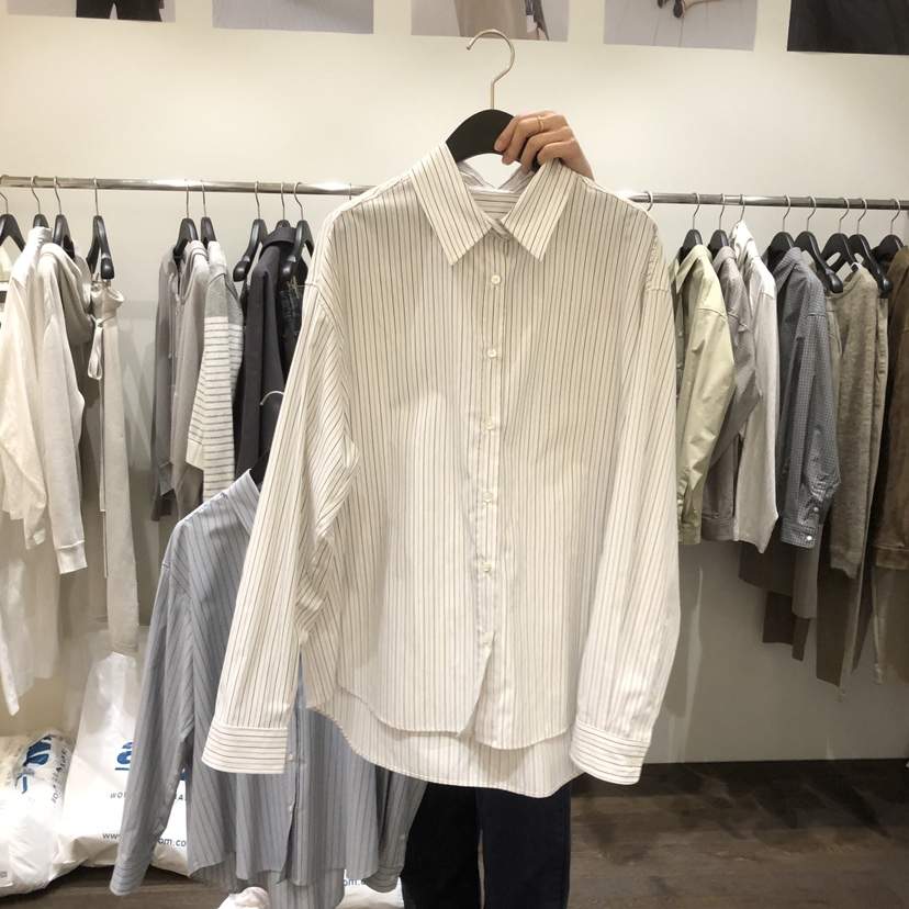 OURIN/THIS IS韓國直郵女裝新款職業26春季時尚襯衫蕾絲衫OURIN/THIS IS襯衫/蕾絲衫