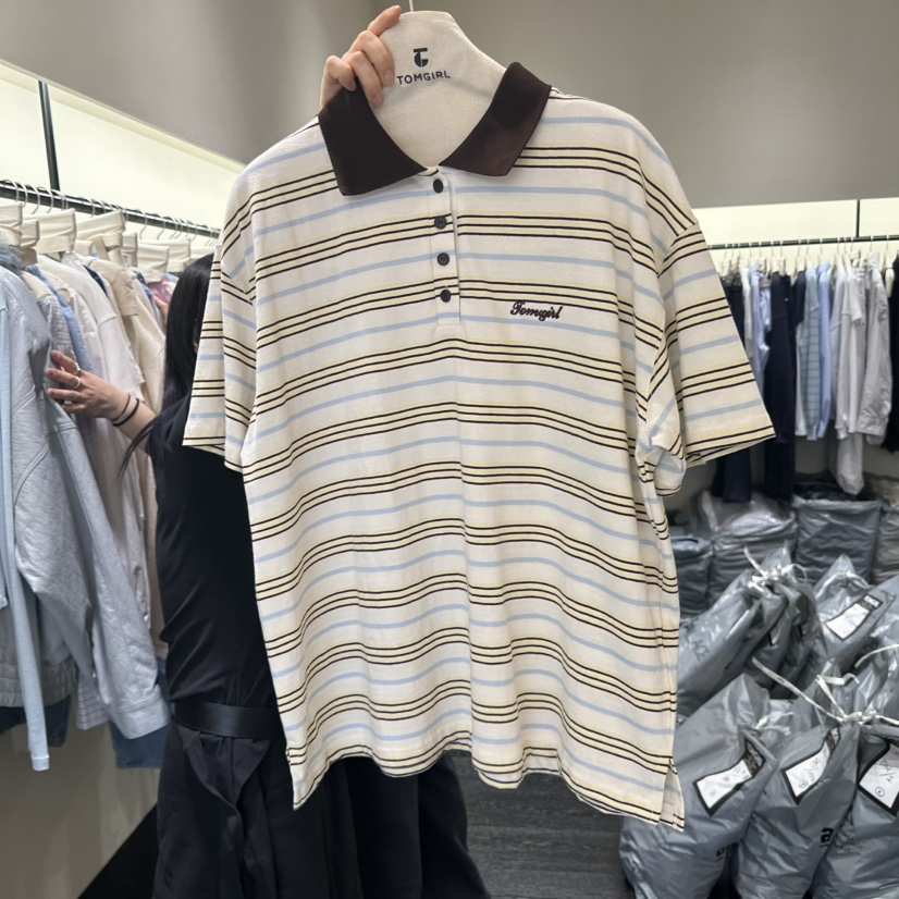 TOMGIRL東大門直郵女士新品26春季推薦職業休閑人氣時尚T恤TOMGIRLT恤