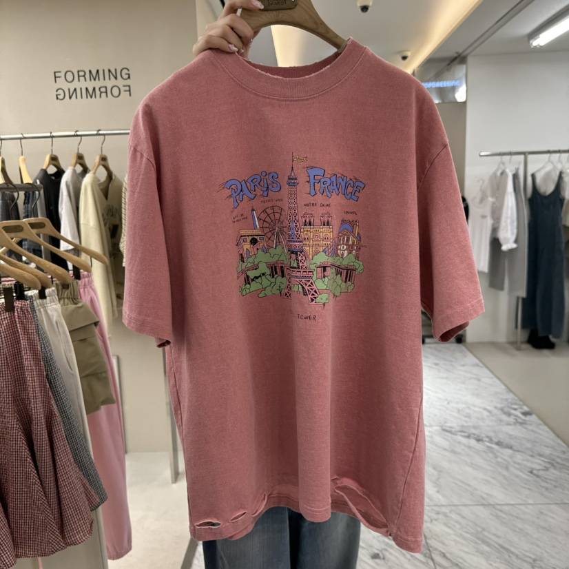 FORMING-P韓國直郵女裝新品26春季休閑推薦熱賣時尚職業T恤FORMING-PT恤