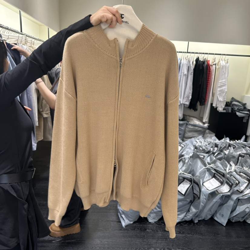 TOMGIRL韓國代購女士新款推薦職業26春季休閑時尚毛衣開衫TOMGIRL毛衣
