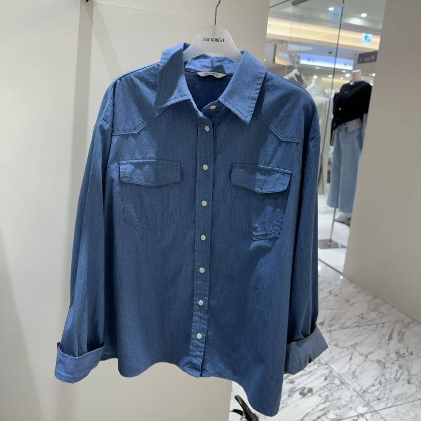 LOW MOMENT東大門直郵女士新款熱賣推薦時尚休閑襯衫蕾絲衫LOW MOMENT襯衫/蕾絲衫