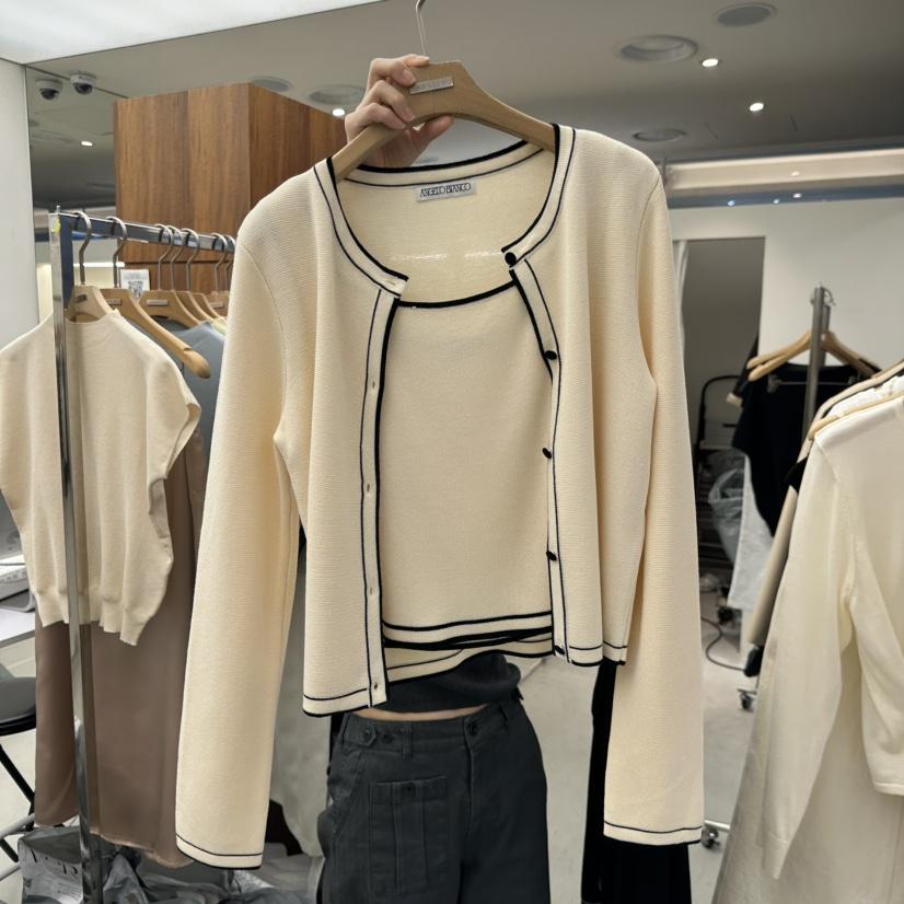 MER東大門實拍女士新品26春季休閑人氣熱賣套裝羊毛衫兩件套MER/ANGELO BIANCO套裝