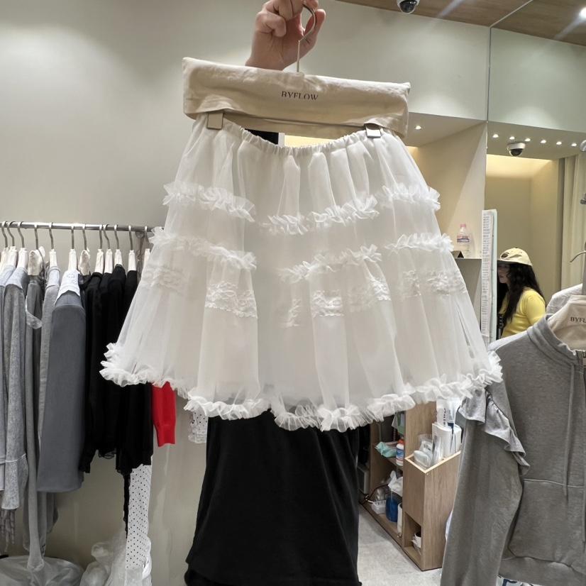 BY FLOW東大門代購女士新品推薦職業時尚休閑熱賣短裙流蘇BY FLOW短裙