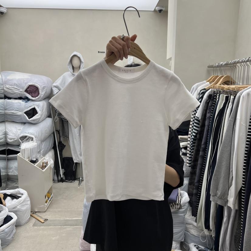 BREEZE東大門代購女裝新款職業推薦時尚人氣休閑26春季T恤BREEZET恤