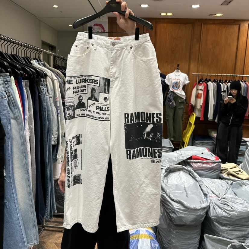 GARMENT-P東大門直郵女裝新品時尚休閑人氣26春季休閑褲刺繡GARMENT休閑褲