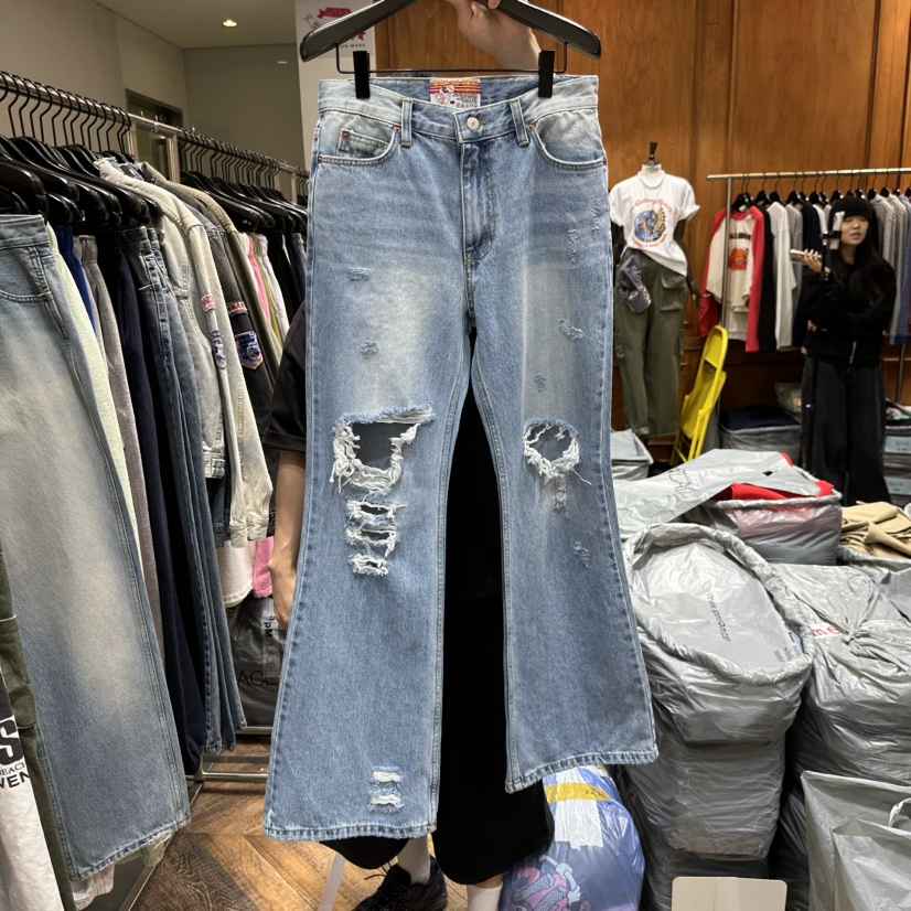 GARMENT-P韓國代購女裝新款26春季推薦職業休閑人氣牛仔褲GARMENT牛仔褲