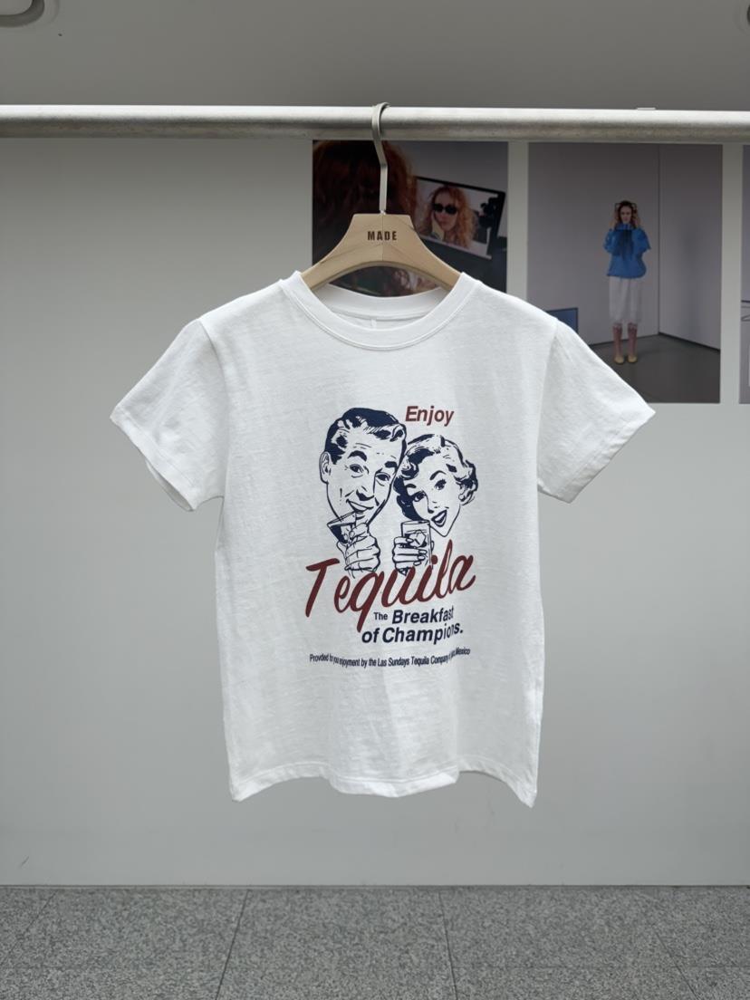 MADE-P韓國直郵女士新款真品職業人氣時尚熱賣休閑推薦T恤MADE-PT恤