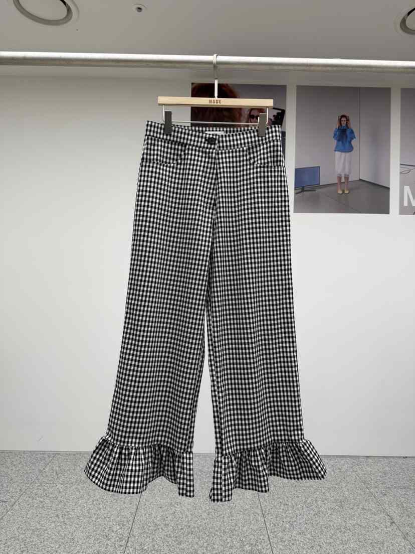 MADE-P韓國代購女裝新款26春夏人氣時尚休閑職業熱賣休閑褲MADE-P休閑褲