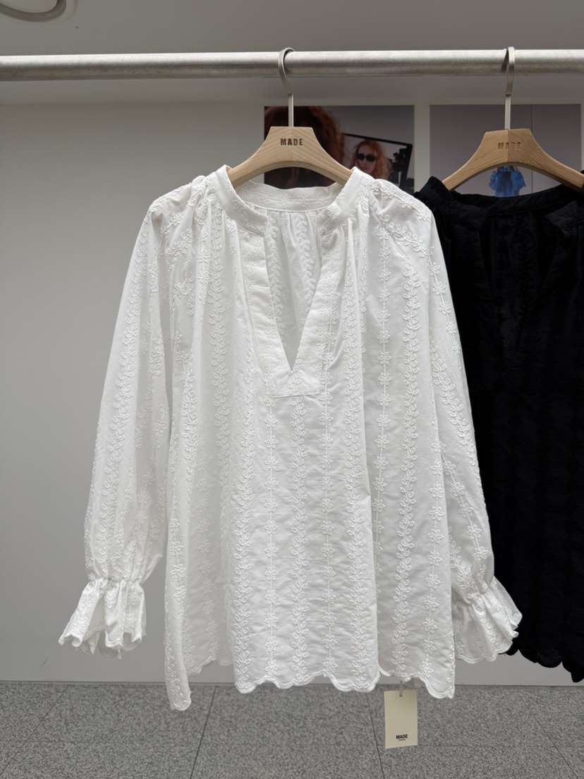 MADE-P東大門實拍女士新品人氣真品時尚熱賣推薦襯衫蕾絲衫MADE-P襯衫/蕾絲衫