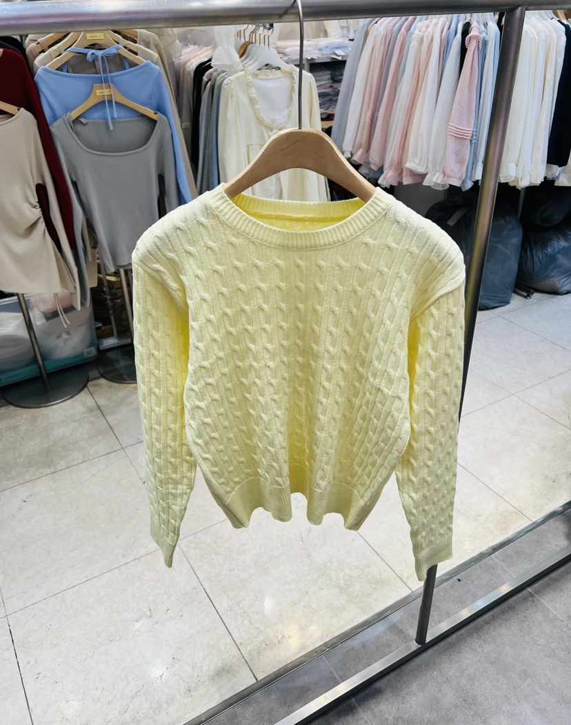 BLACK NOTE東大門代購女士新款職業真品26春夏針織衫棉布BLACK NOTE針織衫