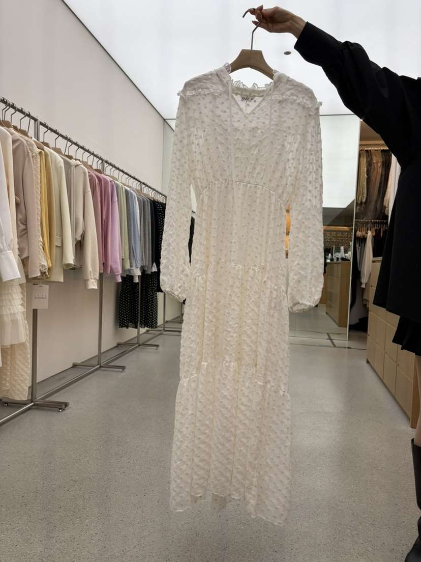 JUJU韓國直郵女士新款時尚職業26春夏推薦熱賣真品連衣裙JUJU連衣裙