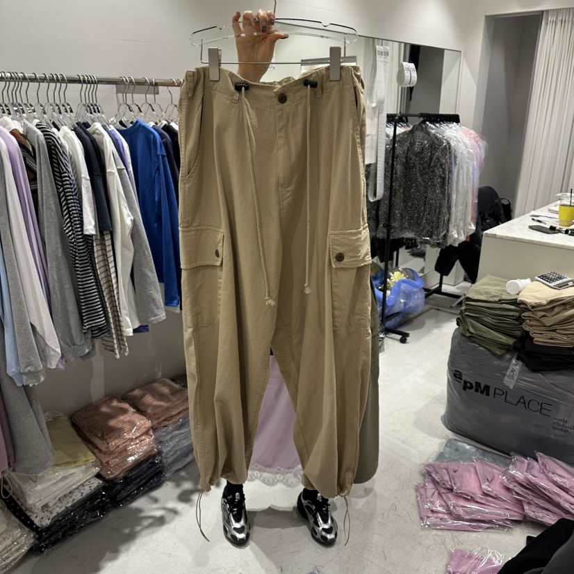 COMBO東大門代購女士新品熱賣休閑人氣真品26春夏休閑褲工裝褲COM_BO休閑褲