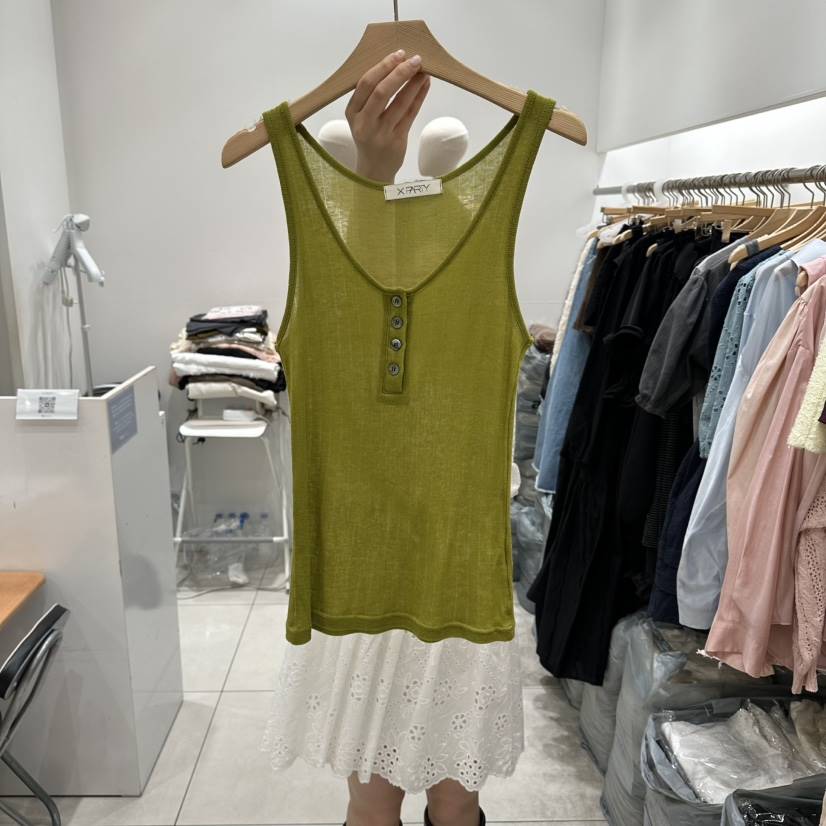 XPARTY東大門實拍女裝新款時尚休閑26春夏推薦職業吊帶背心XPARTY吊帶/背心