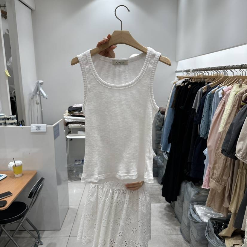 XPARTY東大門實拍女裝新品推薦時尚真品休閑26春夏吊帶背心XPARTY吊帶/背心