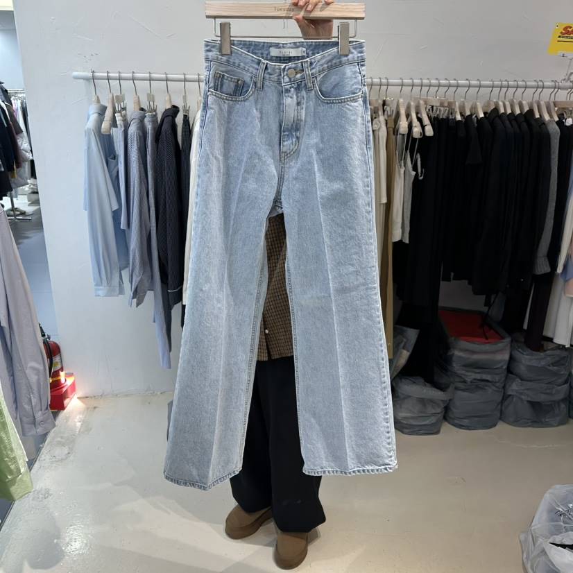 FLORAL韓國直郵女裝新品人氣職業時尚推薦熱賣真品牛仔褲FLORAL牛仔褲