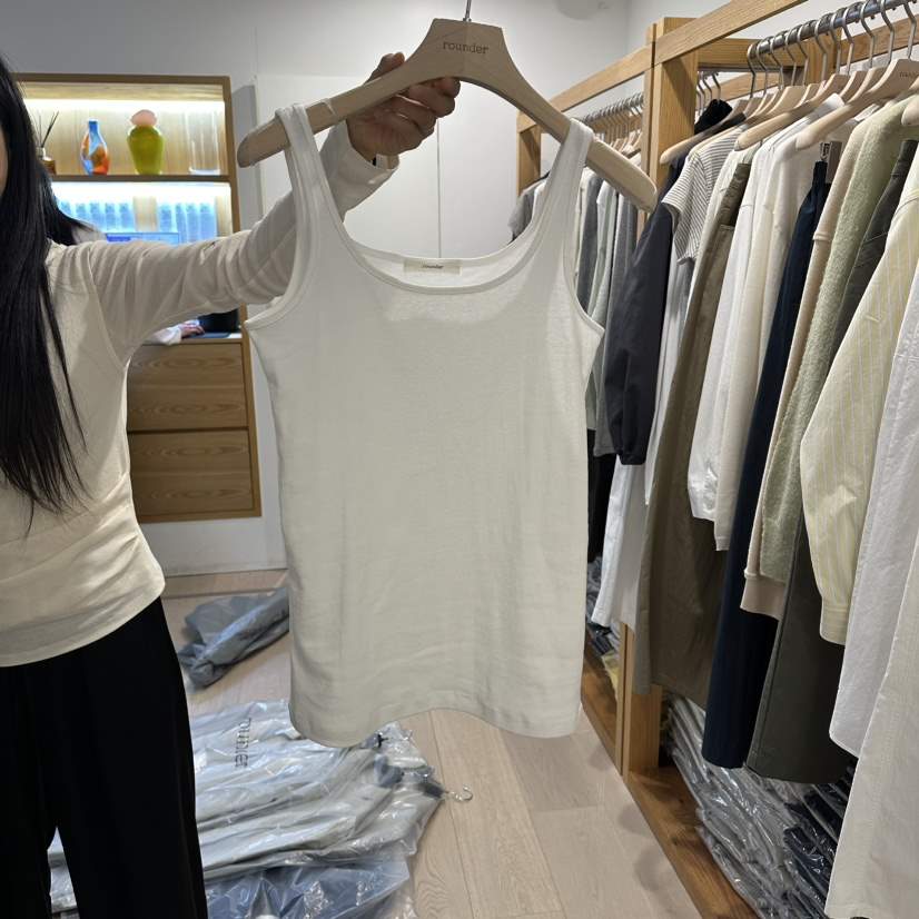 ROUNDER韓國代購女士新品26春夏職業推薦人氣熱賣吊帶背心ROUNDER吊帶/背心