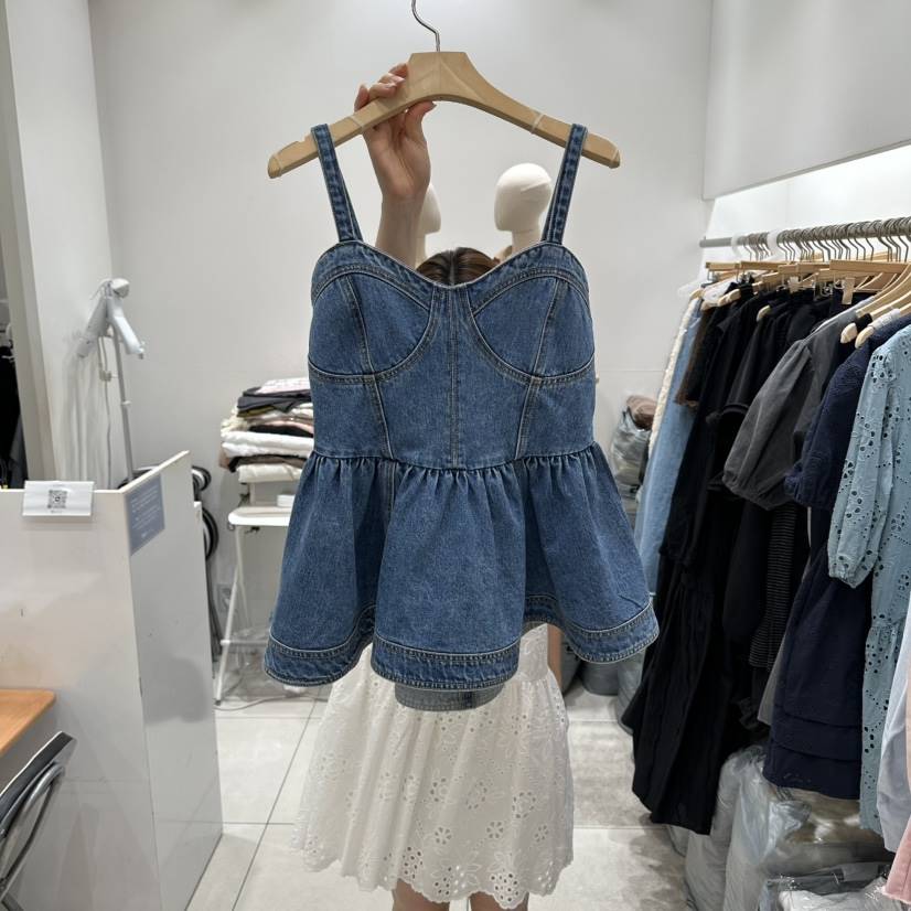 XPARTY東大門直郵女裝新品熱賣26春夏真品職業人氣吊帶背心XPARTY吊帶/背心