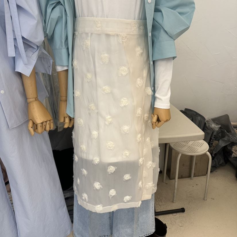 FLORAL東大門直郵女士新品26春夏推薦真品休閑時尚長裙花朵FLORAL長裙