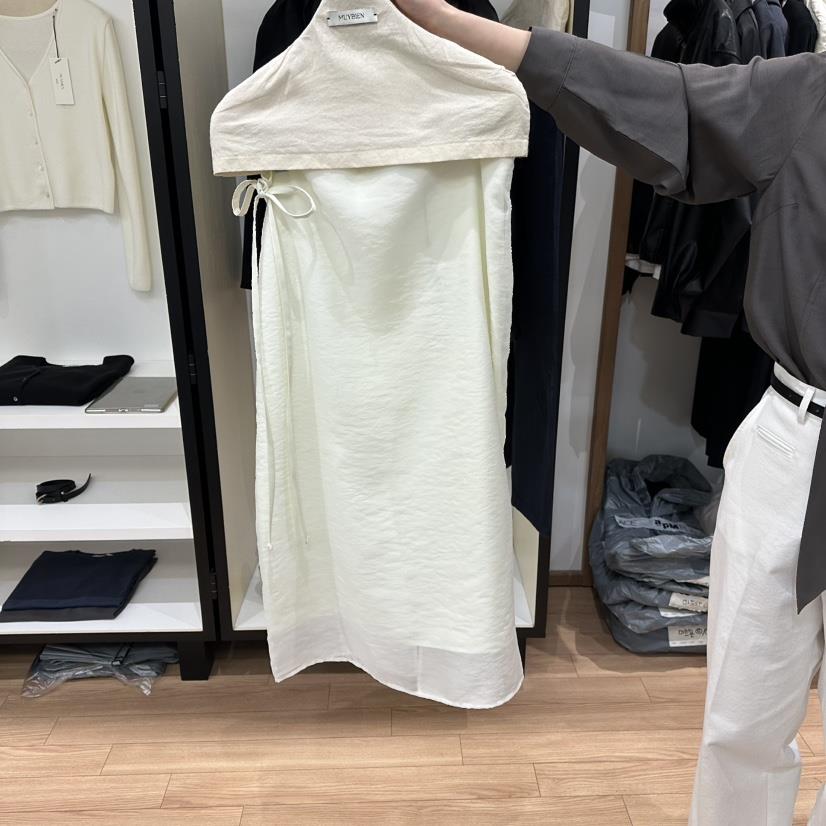 MUYBIEN東大門代購女士新款真品人氣休閑推薦26春夏長裙透明MUYBIEN長裙